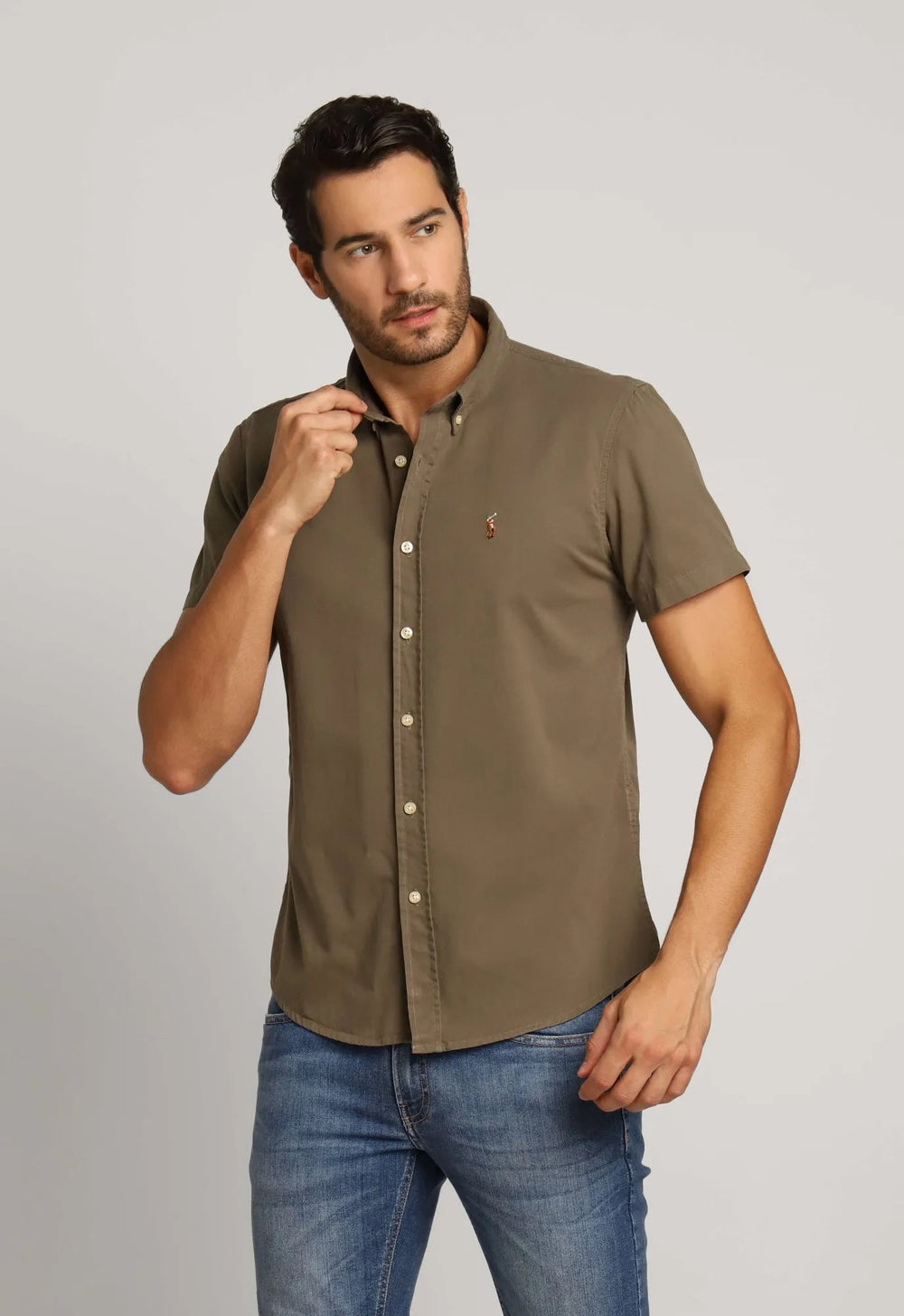 Camisa RL Mc Oxford Ponei Colorido - Henri Store