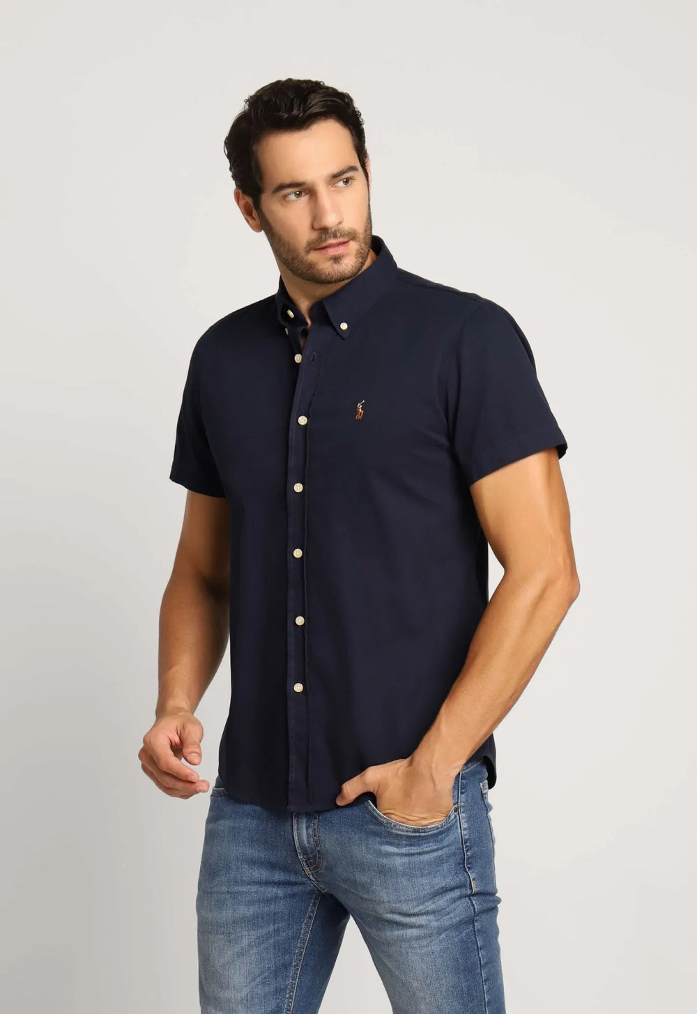 Camisa RL Mc Oxford Ponei Colorido - Henri Store
