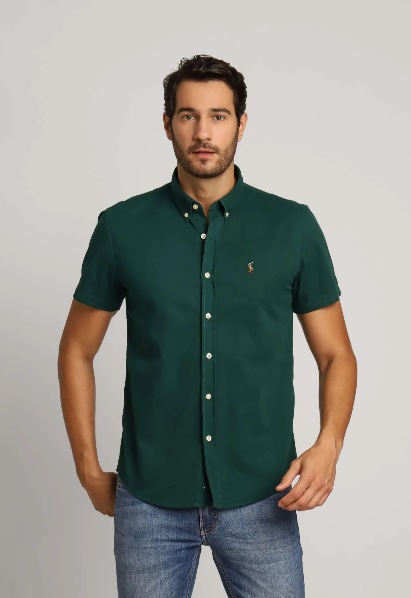 Camisa RL Mc Oxford Ponei Colorido - Henri Store