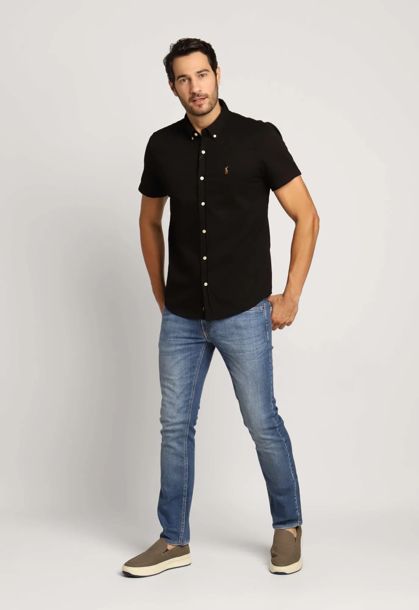 Camisa RL Mc Oxford Ponei Colorido - Henri Store