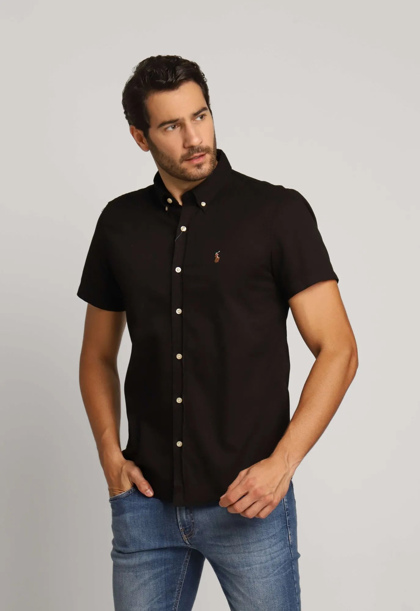 Camisa RL Mc Oxford Ponei Colorido - Henri Store