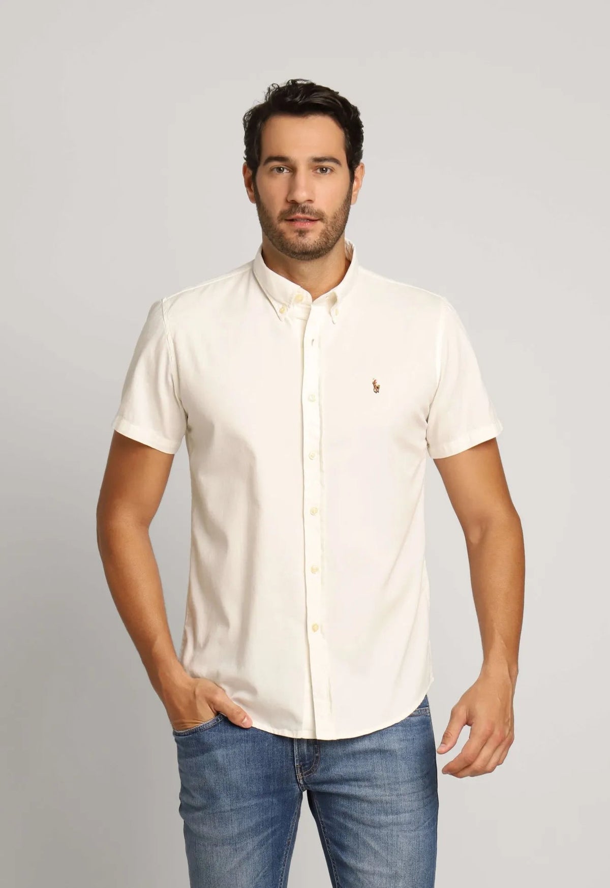 Camisa RL Mc Oxford Ponei Colorido - Henri Store