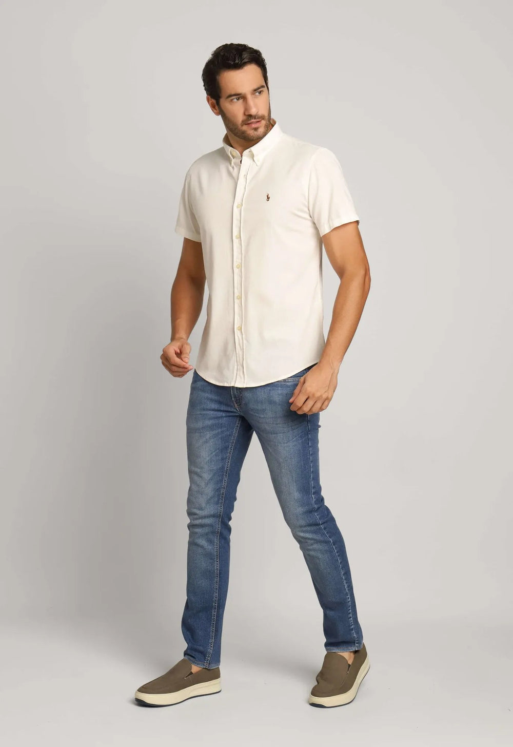 Camisa RL Mc Oxford Ponei Colorido - Henri Store