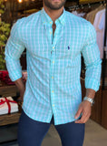 Camisa RL Ml Custom Fit Xadrez - Henri Store