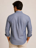 Camisa RL Ml Slim Fit Cinza / Small Poney Rosa - Henri Store