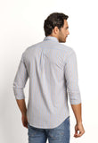 Camisa RL Xadrez Cinza c/ Azul Poney Amarelo - Henri Store