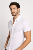 Camisa Scavo Basica Mc Branco - Henri Store