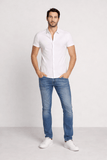 Camisa Scavo Basica Mc Branco - Henri Store