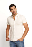 Camisa Scavo Basica mc Off White - Henri Store