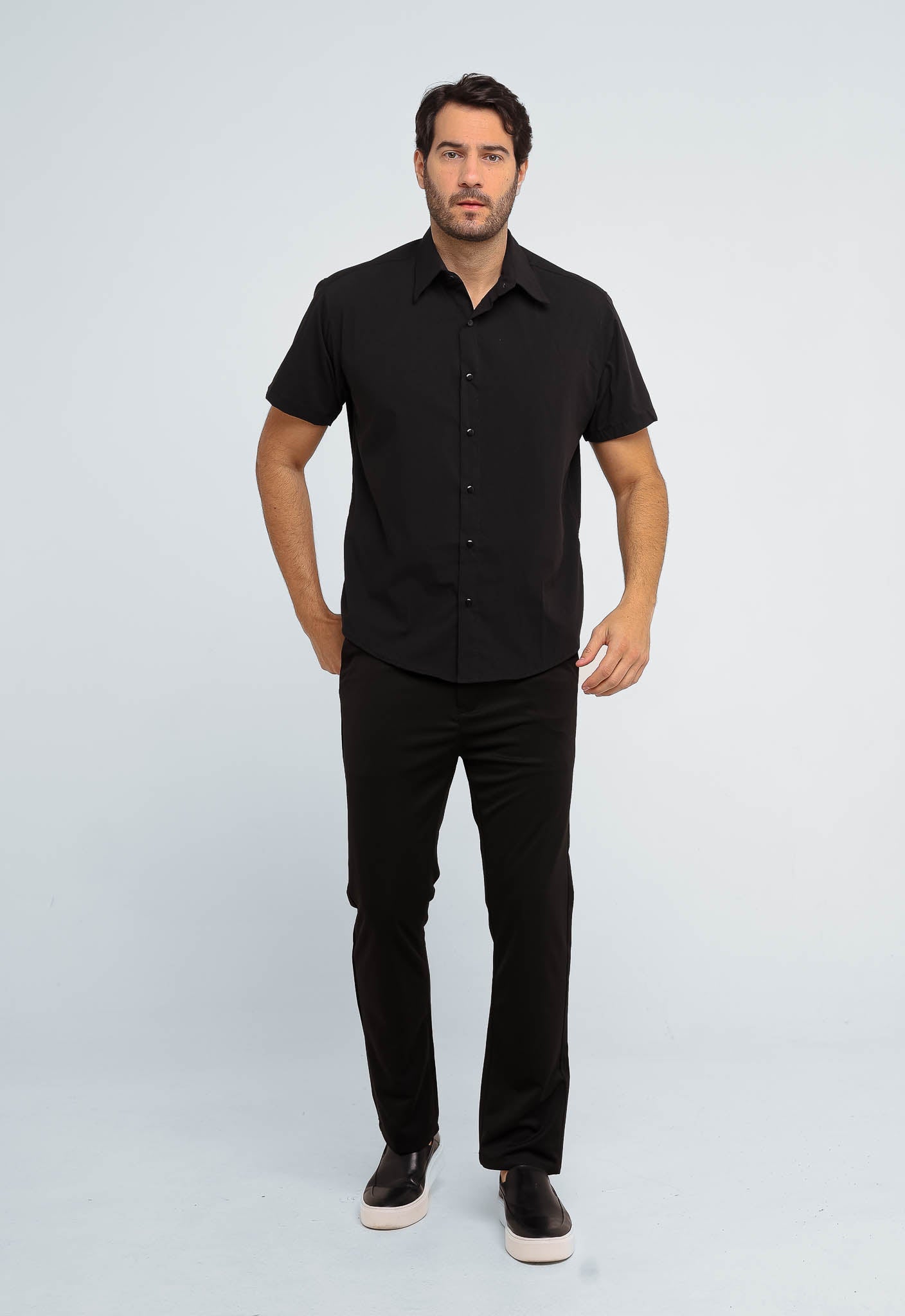 Camisa Scavo Básica Mc - Henri Store