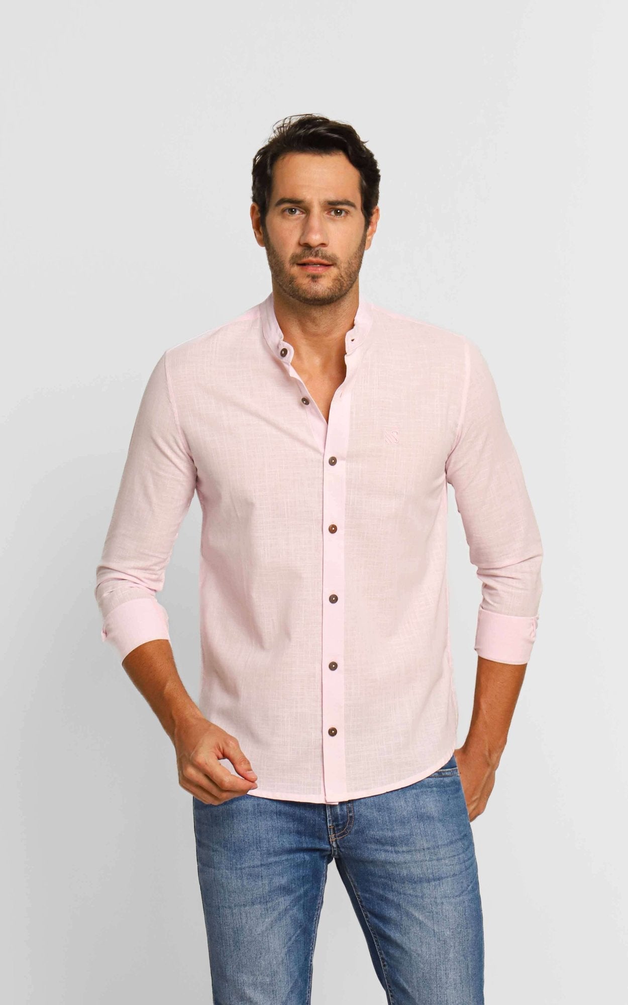 Camisa Scavo ml Básica Gola Padre - Henri Store