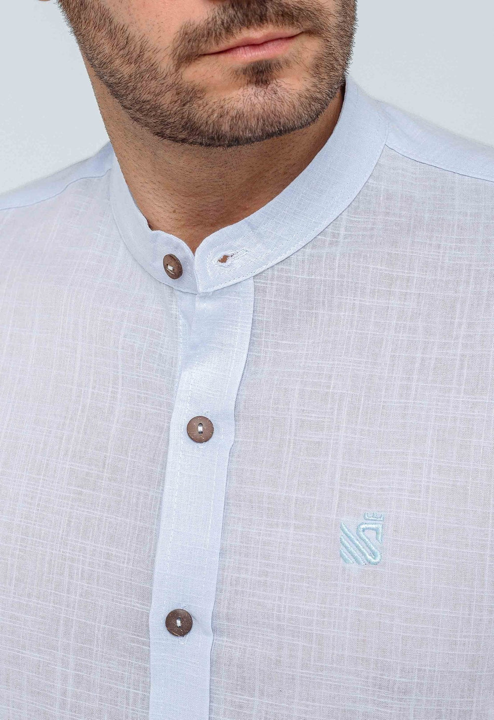 Camisa Scavo ml Básica Gola Padre - Henri Store