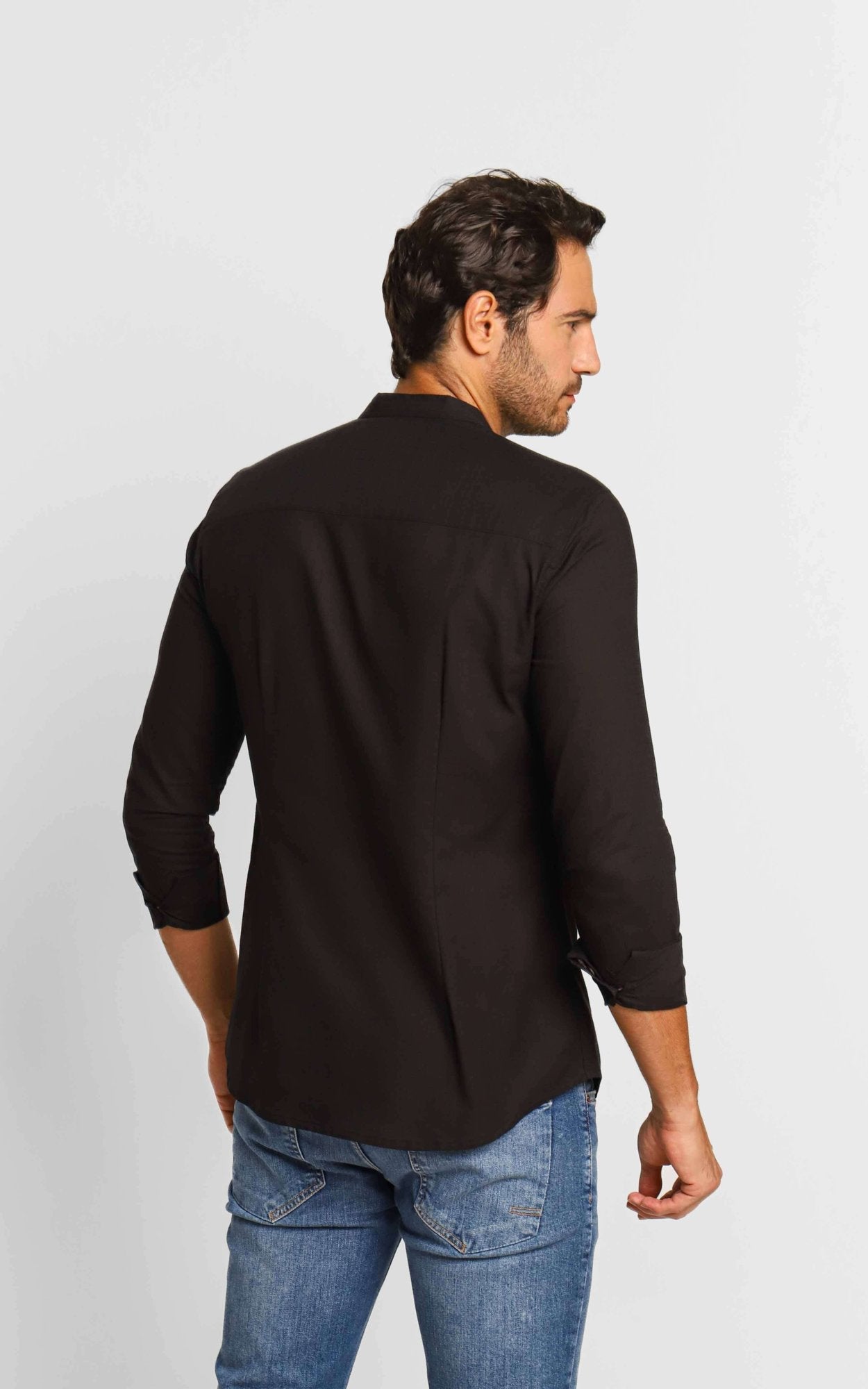 Camisa Scavo ml Básica Gola Padre - Henri Store