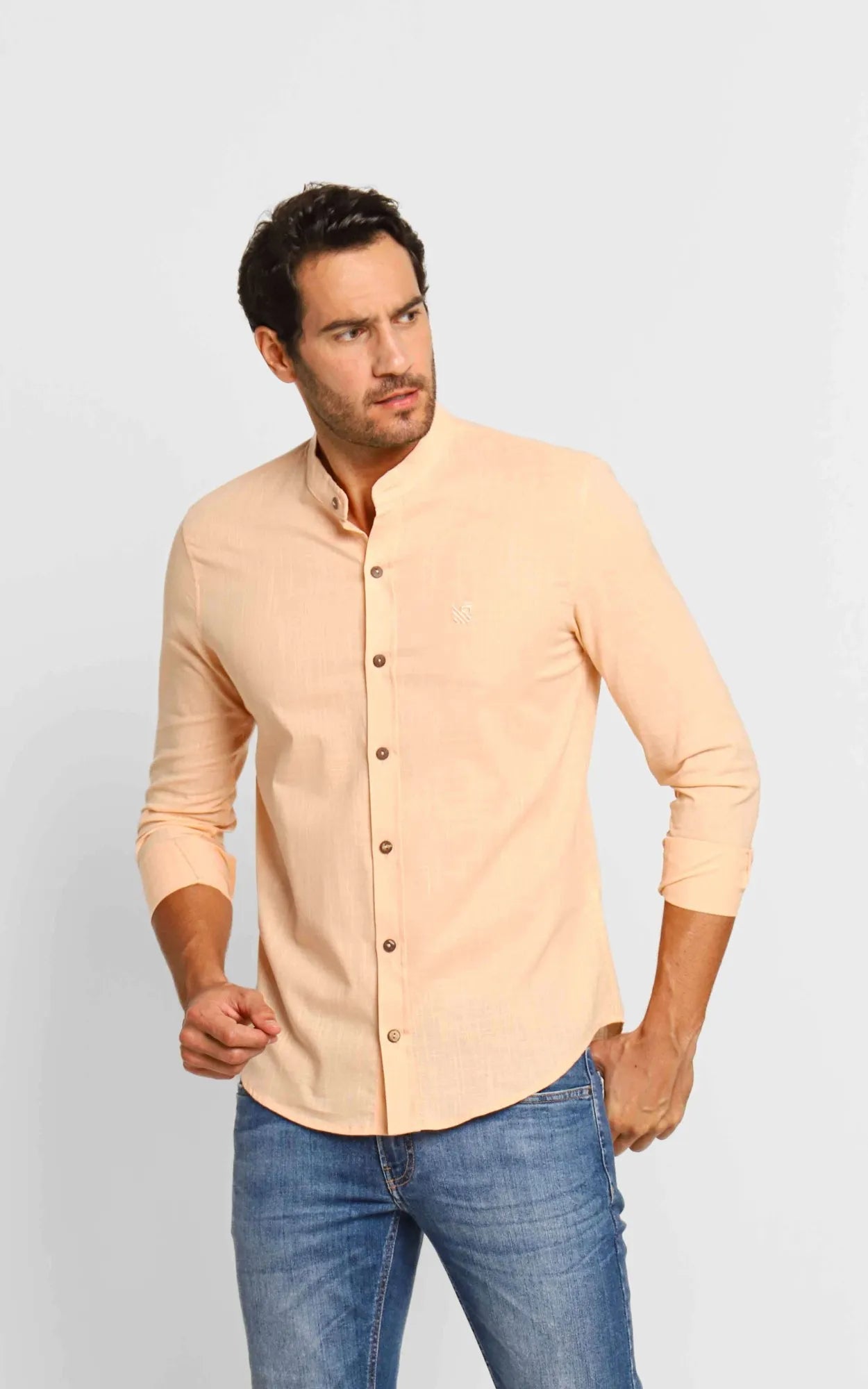 Camisa Scavo ml Básica Gola Padre - Henri Store