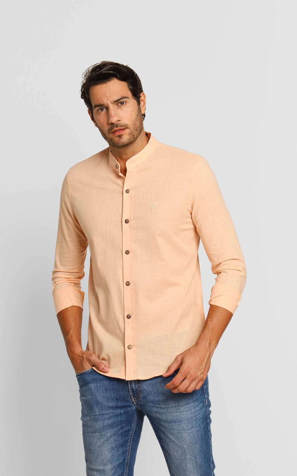 Camisa Scavo ml Básica Gola Padre - Henri Store