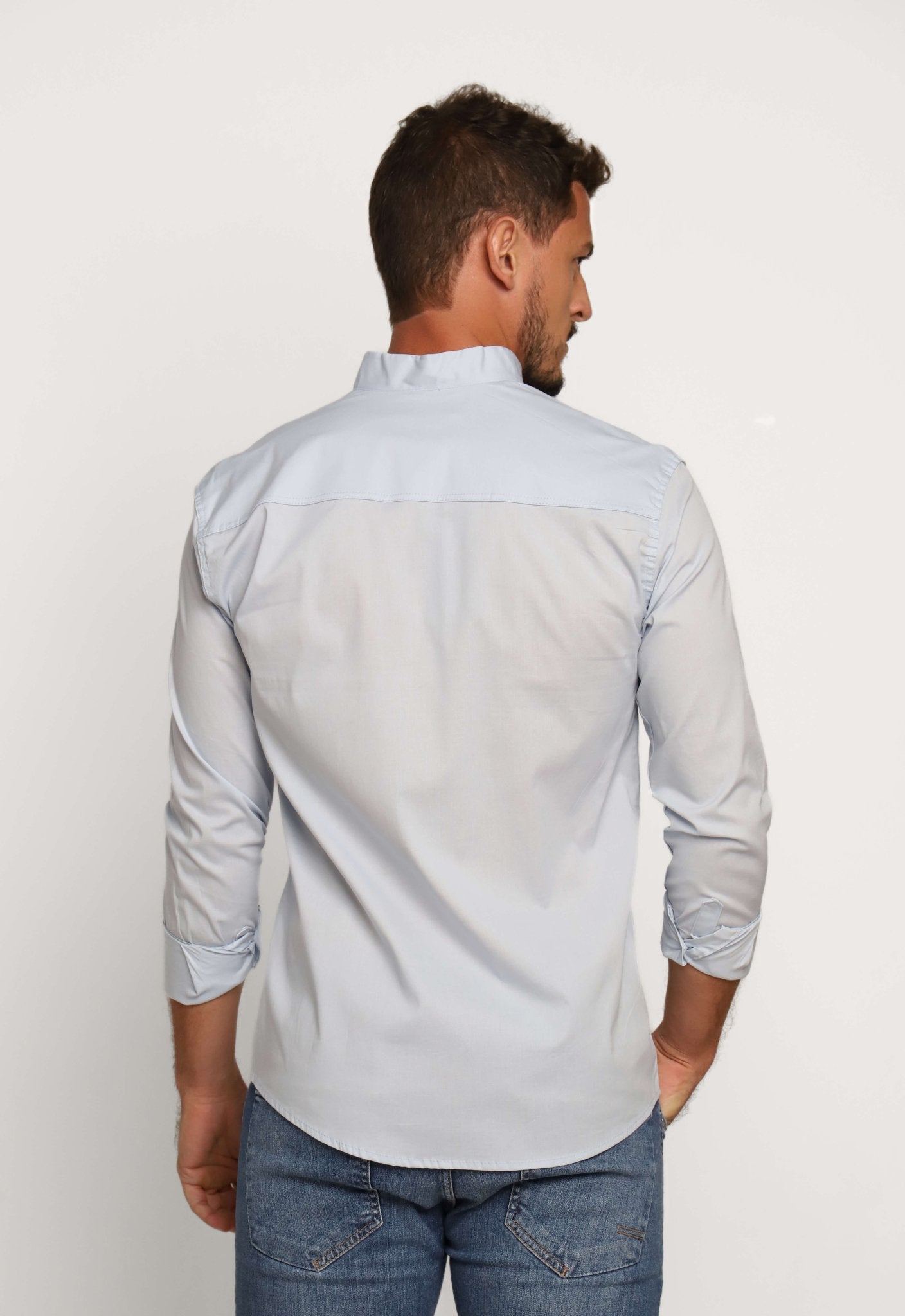 Camisa Scavo ml Slim Gola Padre - Live - Henri Store