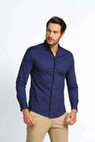 Camisa Scavo ml Slim Gola Padre - Live - Henri Store