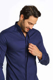 Camisa Scavo ml Slim Gola Padre - Live - Henri Store