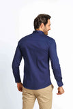 Camisa Scavo ml Slim Gola Padre - Live - Henri Store