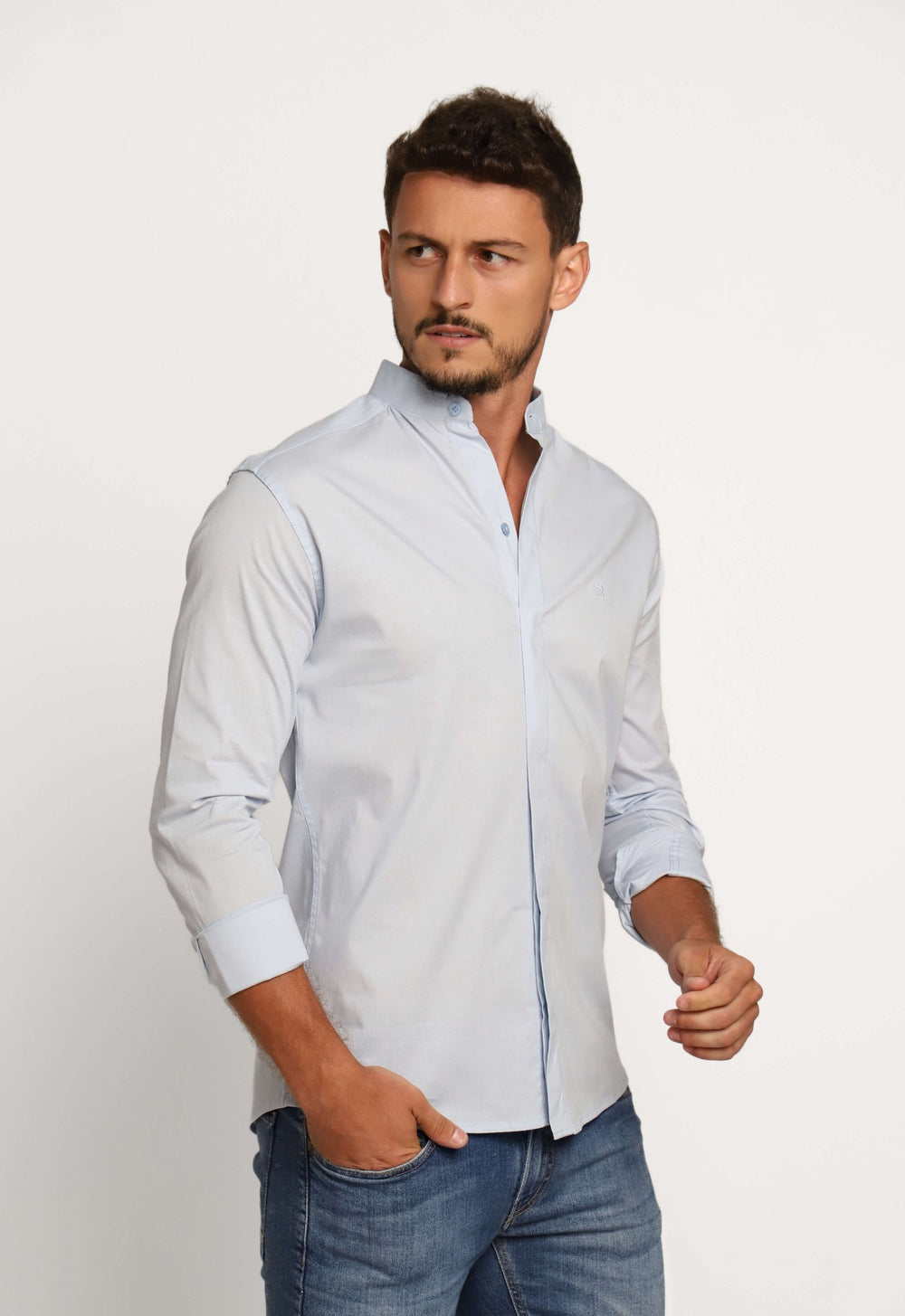 Camisa Scavo ml Slim Gola Padre - Live - Henri Store
