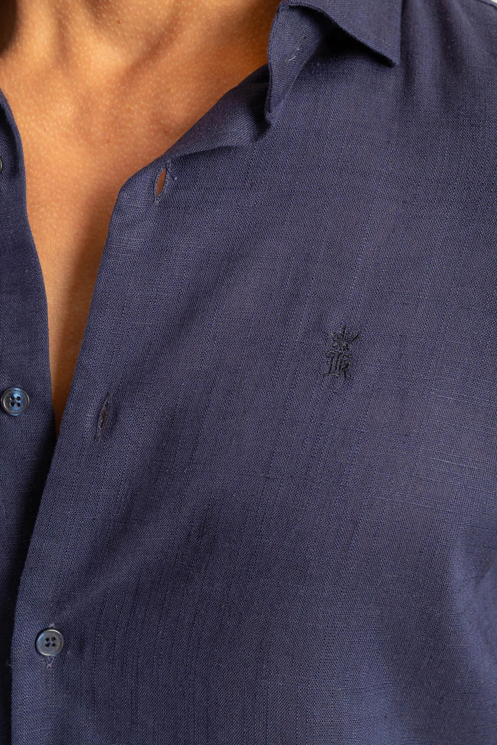 Camisa Sergio K em Linho Manga Longa - Henri Store