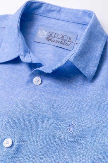 Camisa Sergio K MC Linho Infantil - Henri Store