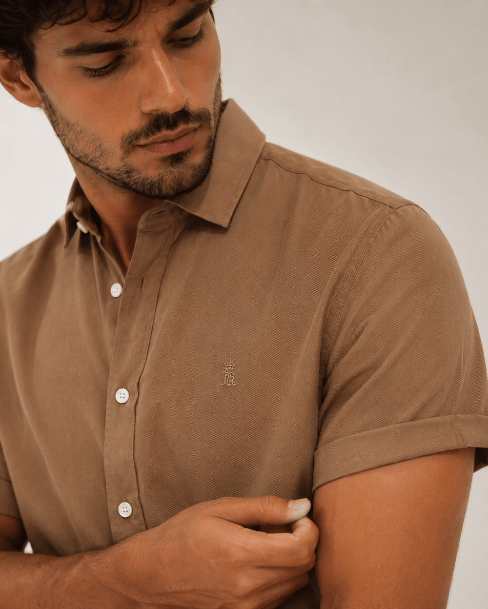 Camisa Sergio K MC Lyocell Stoned - Henri Store