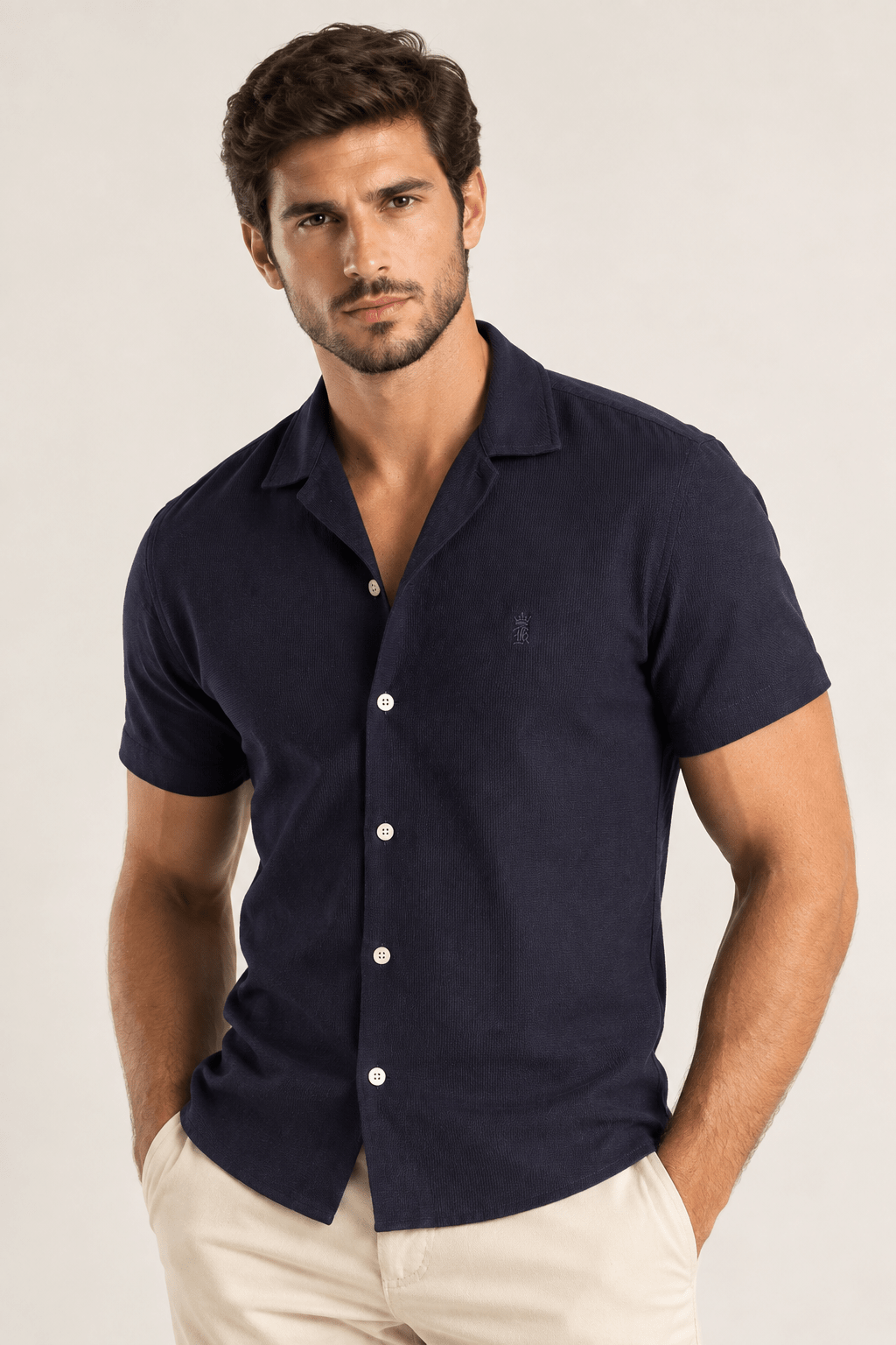 Camisa Sergio K MC Texture - Henri Store