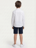 Camisa Sergio K ML Linho Infantil - Henri Store