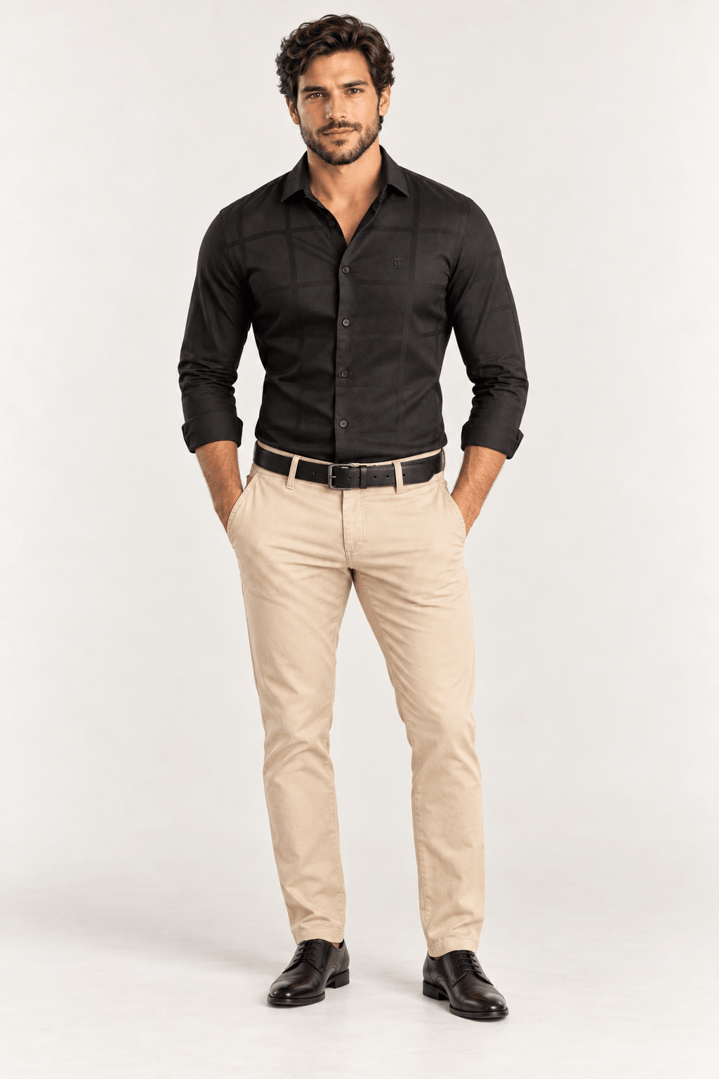 Camisa Sergio K ML Maquineta TME Big Quadros - Henri Store
