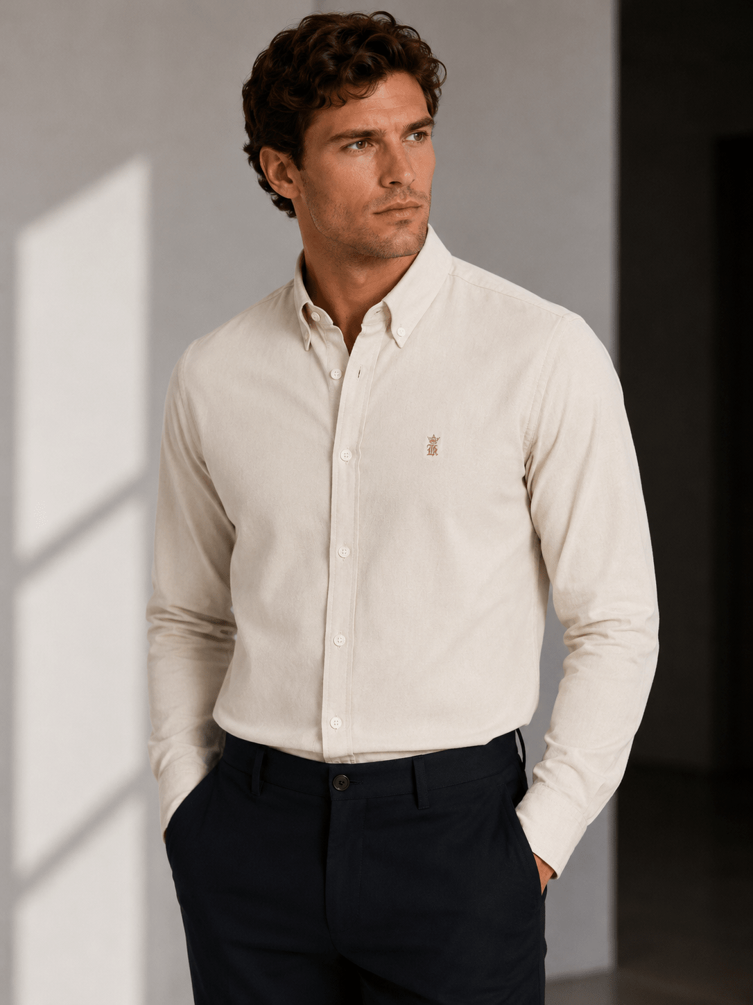 Camisa Sergio K ML Oxford Button - Henri Store