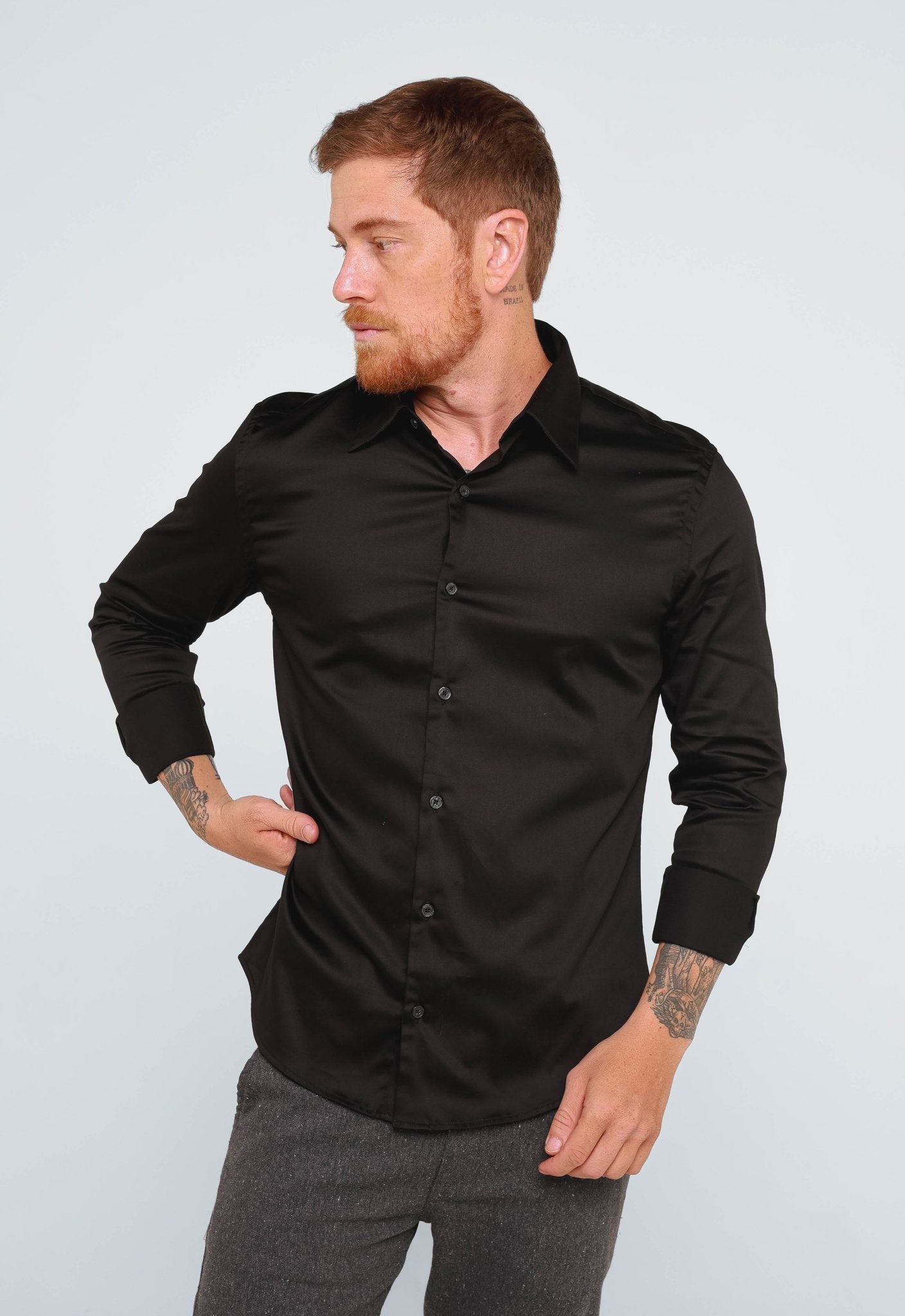 Camisa Sergio K ML Silver - Henri Store