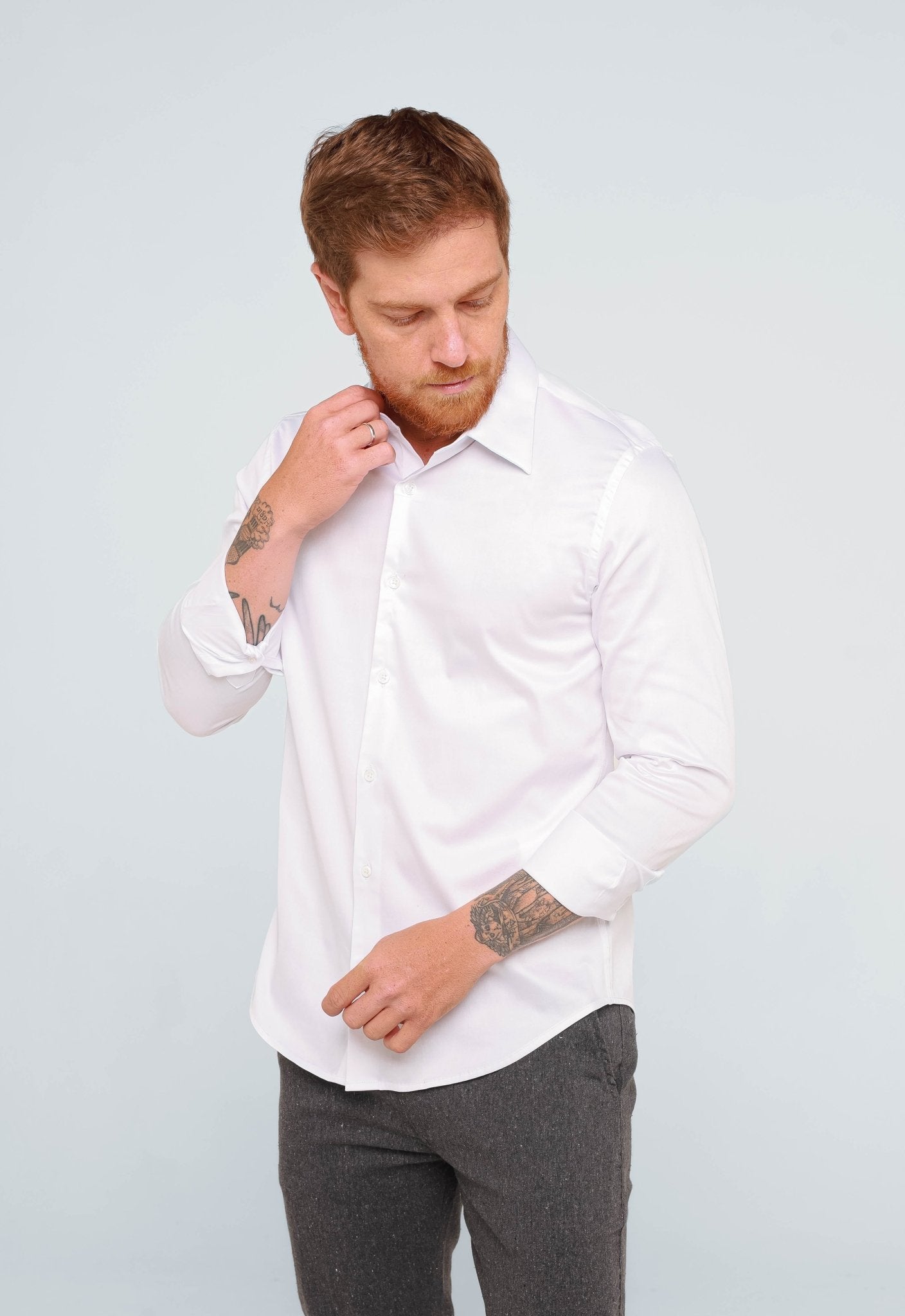 Camisa Sergio K ML Silver - Henri Store