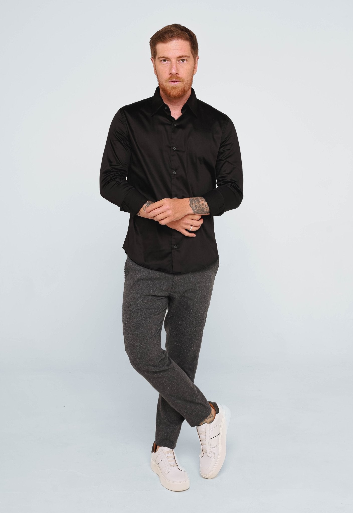 Camisa Sergio K ML Silver - Henri Store