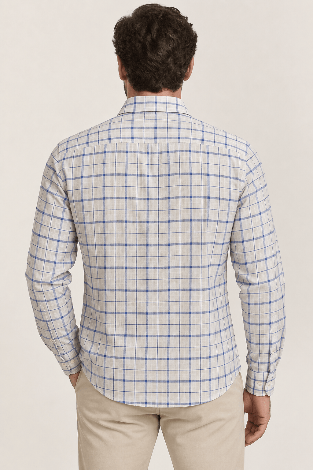 Camisa Sergio K ML Slub Dark Blue - Henri Store