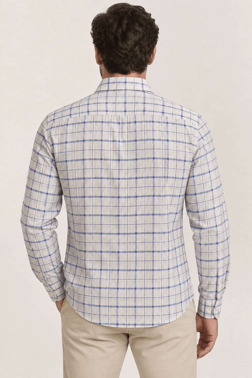 Camisa Sergio K ML Slub Dark Blue - Henri Store