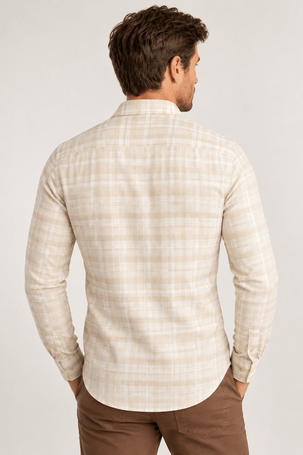 Camisa Sergio K ML Slub Xadrez - Henri Store
