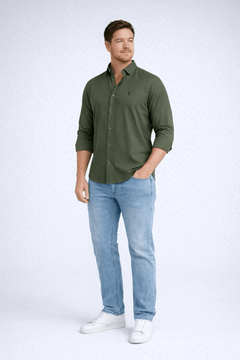 Camisa Sergio K ML Tricoline Lisa - Henri Store