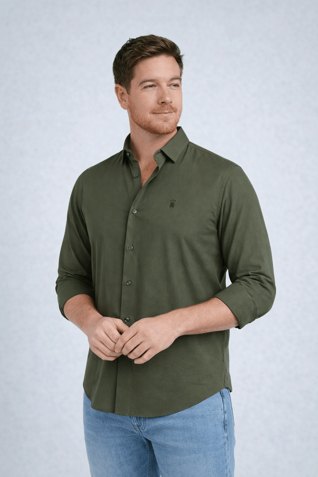 Camisa Sergio K ML Tricoline Lisa - Henri Store