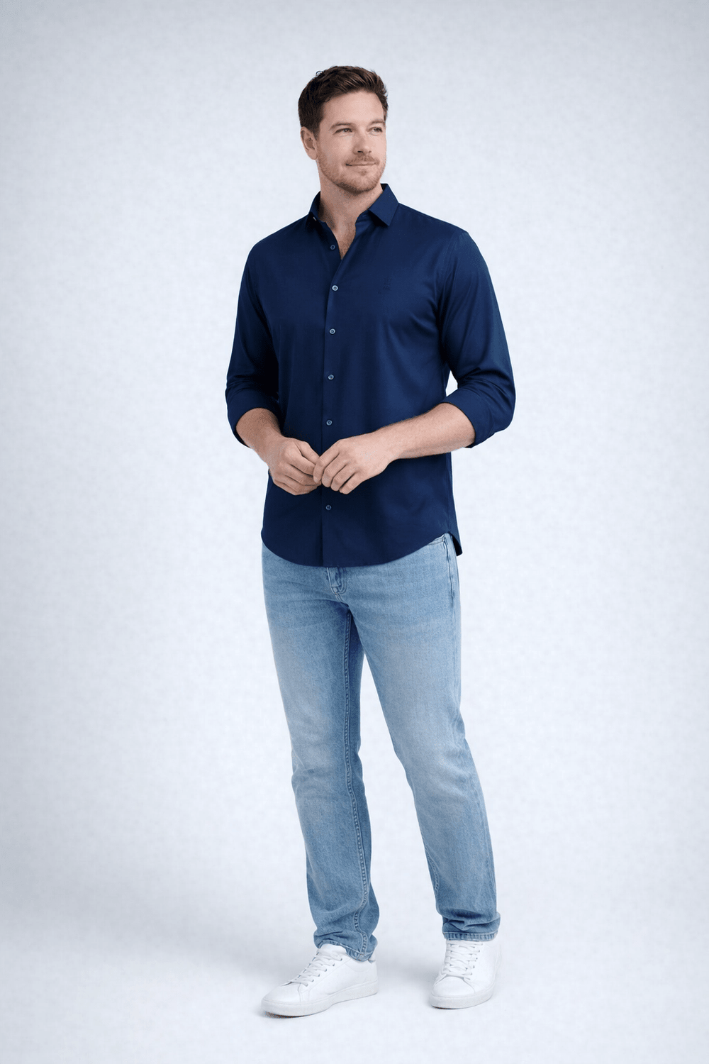 Camisa Sergio K ML Tricoline Lisa - Henri Store