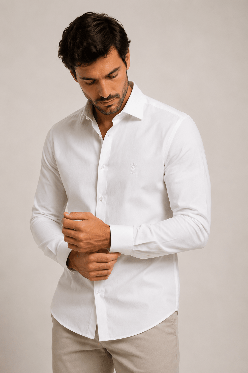 Camisa Sergio K ML Tricoline - Henri Store