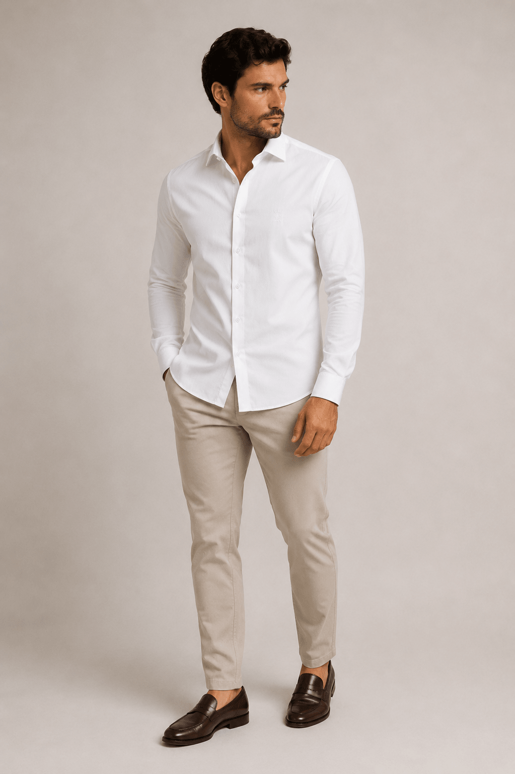 Camisa Sergio K ML Tricoline - Henri Store