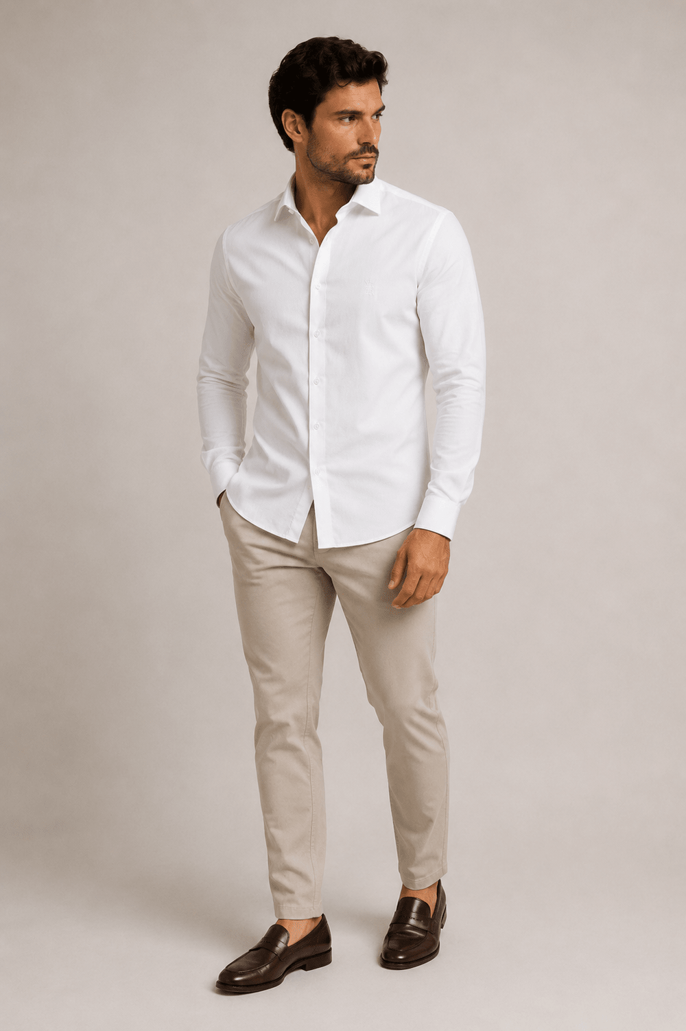 Camisa Sergio K ML Tricoline - Henri Store