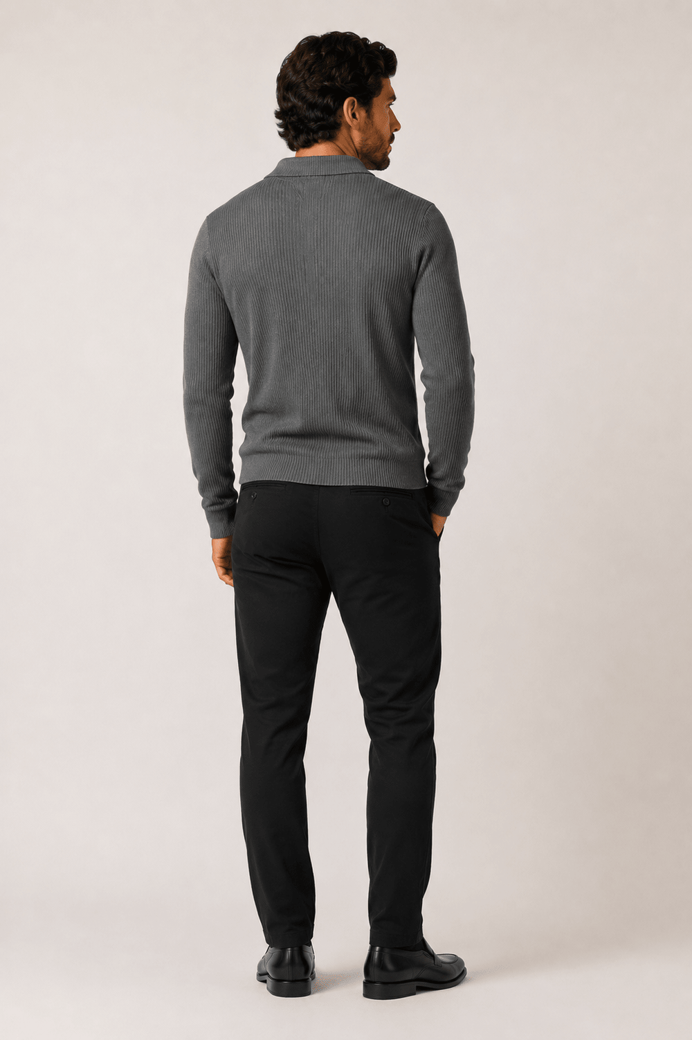 Camisa Sergio K Polo ML Tricot Canelado - Henri Store