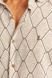 Camisa Sergio K Rustica Waves Manga Curta - Henri Store