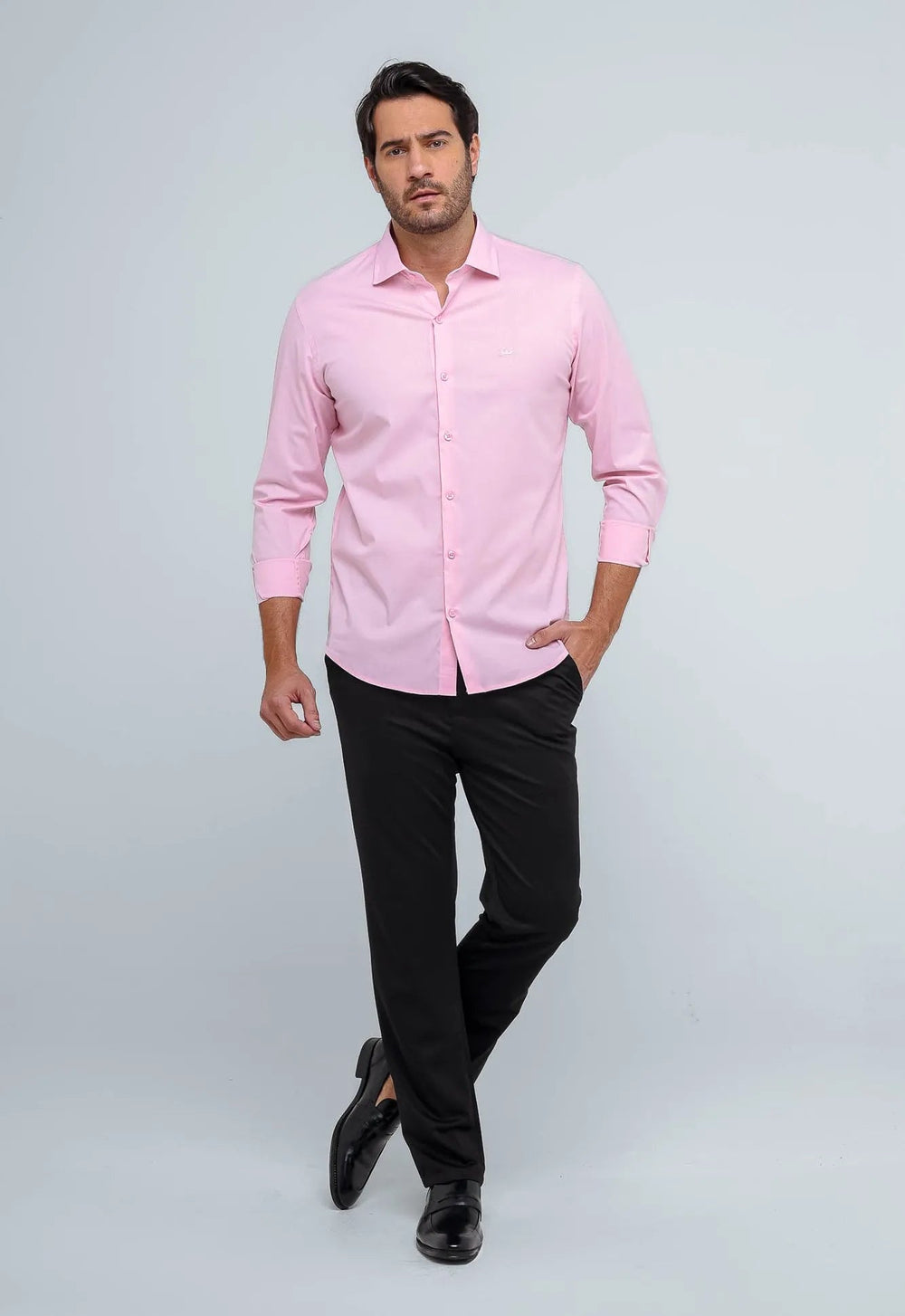 Camisa Social Slim em Tricoline Dom Henrico - Henri Store