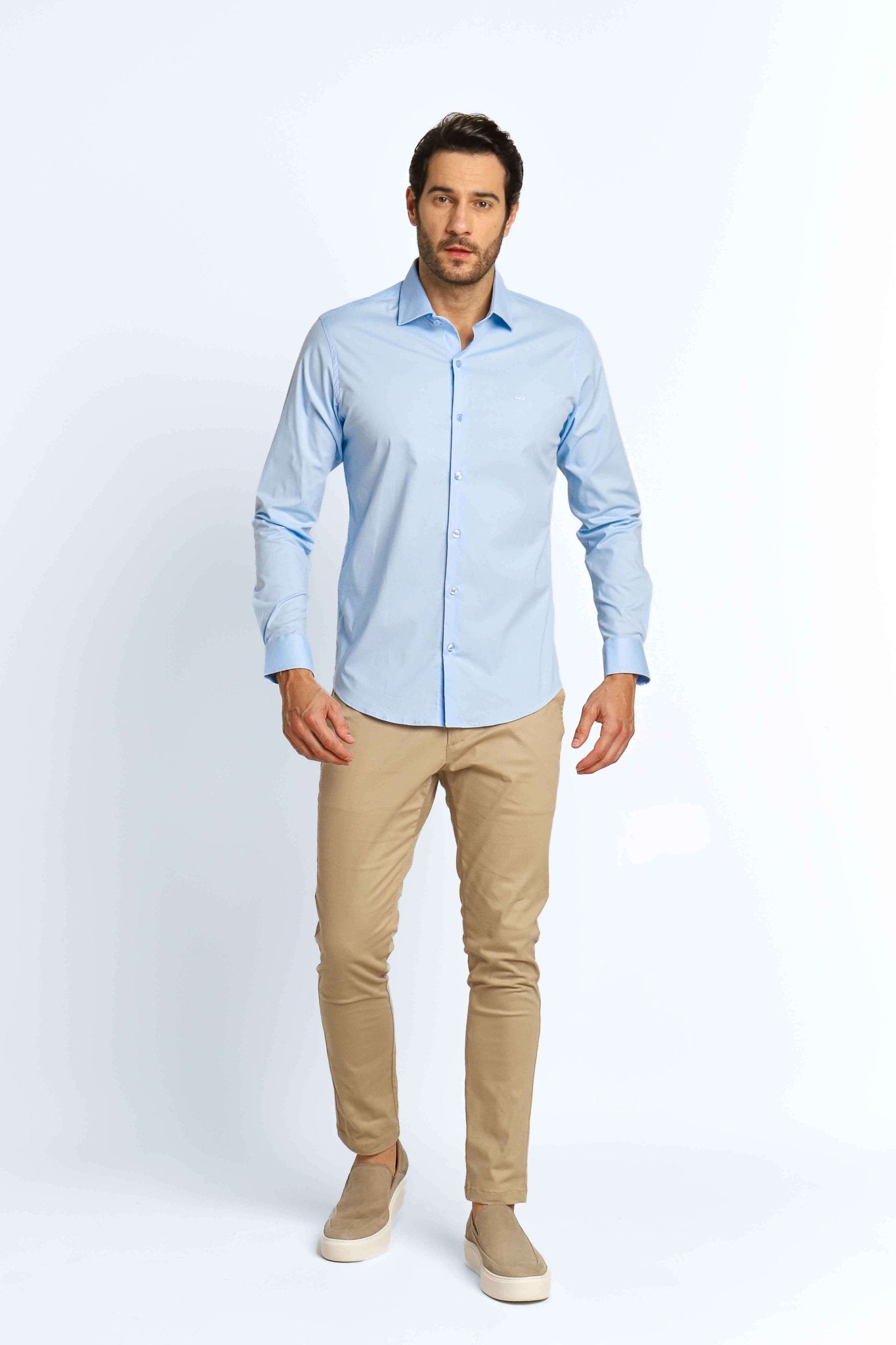 Camisa Social Slim em Tricoline Dom Henrico - Henri Store