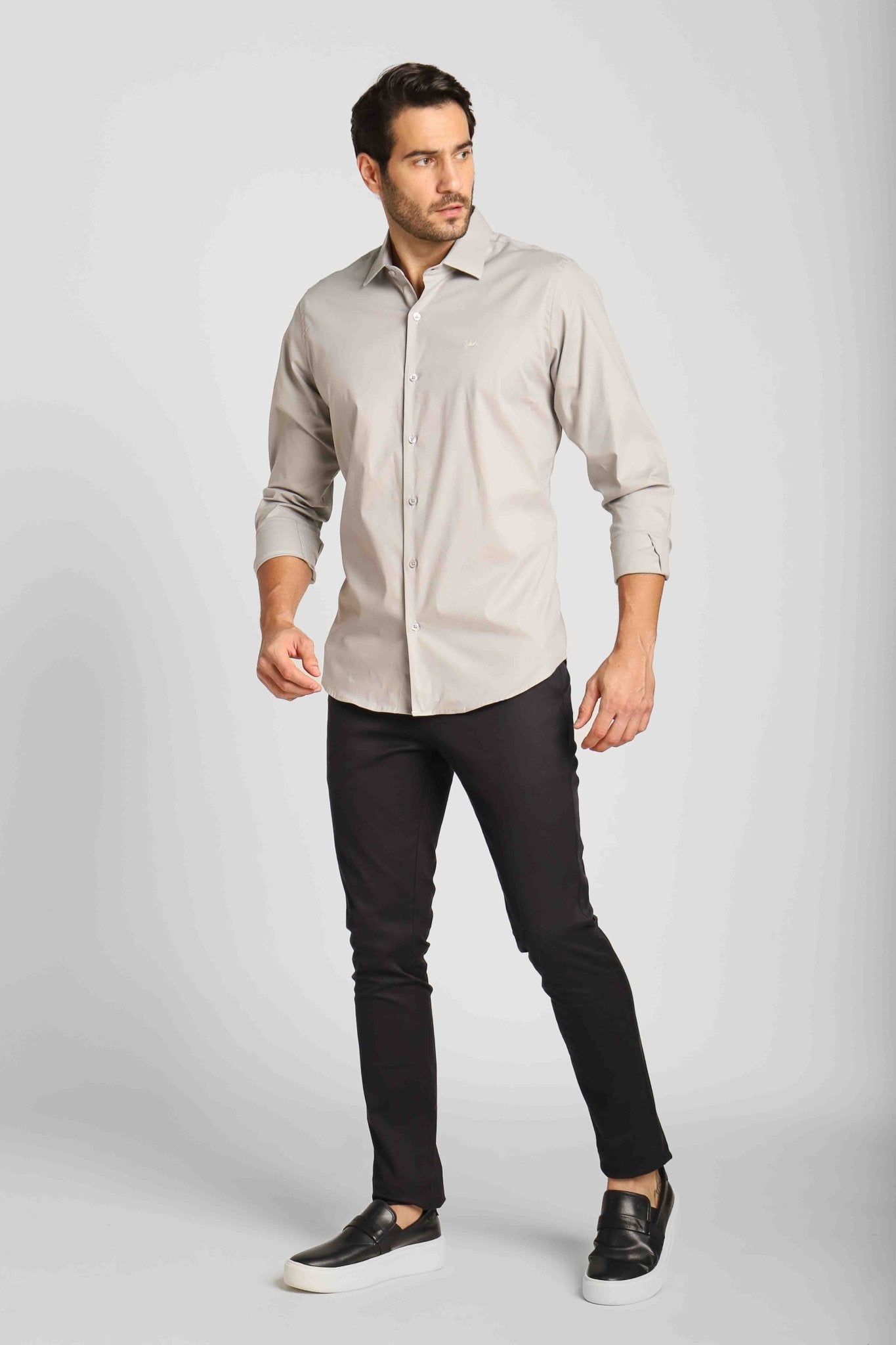 Camisa Social Slim em Tricoline Dom Henrico - Henri Store
