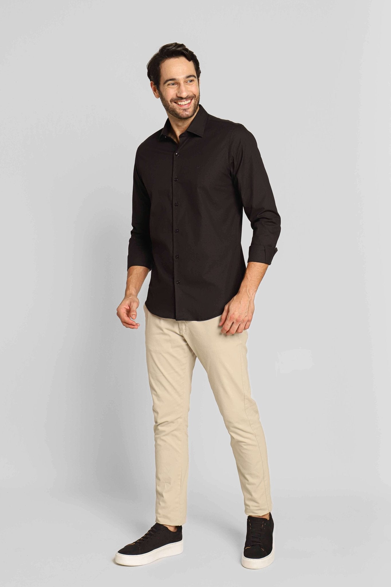Camisa Social Slim em Tricoline Dom Henrico - Henri Store