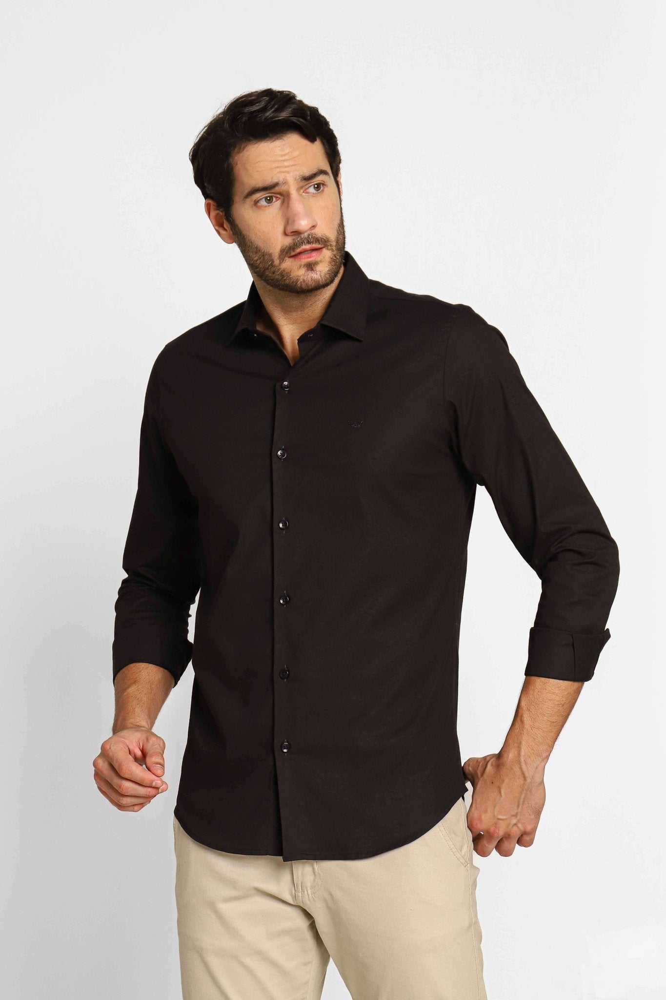 Camisa Social Slim em Tricoline Dom Henrico - Henri Store